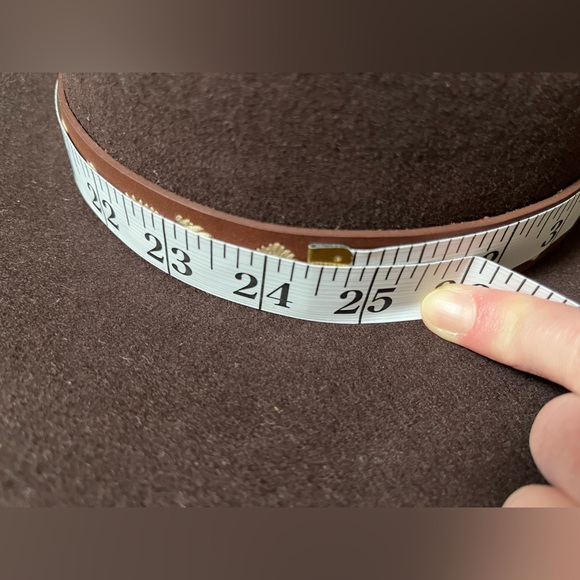 Wyeth Liam 100% wool felt flat brim hat NWT adjustable lined - Picture 13 of 16